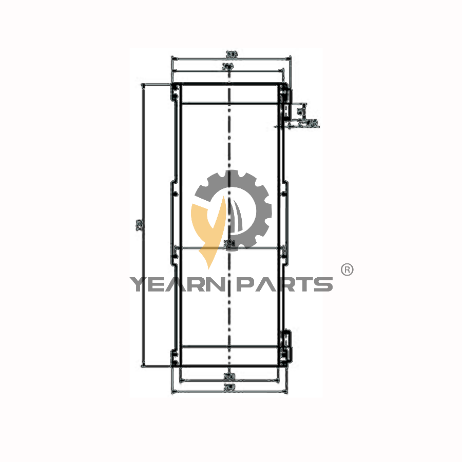 Hydraulic Oil Cooler 214-4747 2144747 for Caterpillar Loader CAT 420E 430E 432E 434E 442E 444E