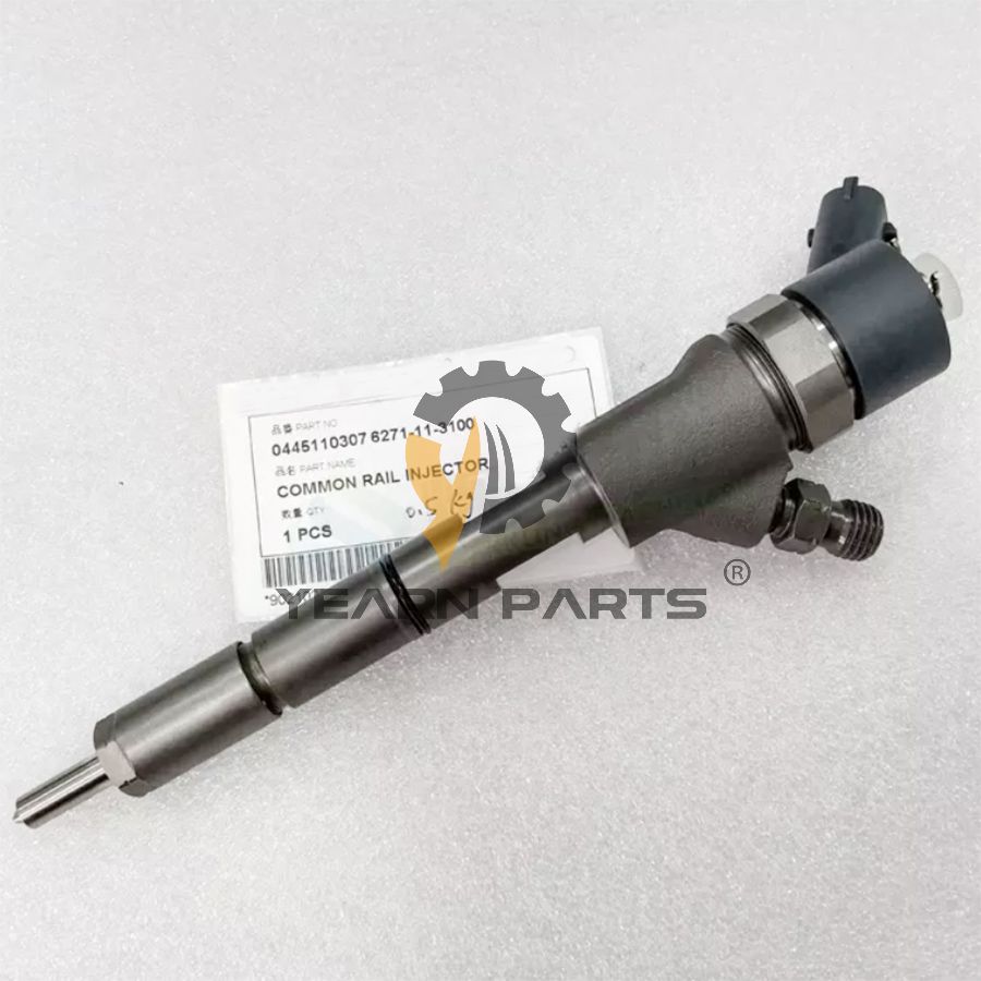 Injector Nozzle 0445110307 6271-11-3100 for Komatsu PC118MR-8 PC88MR-8 PW118MR-8 PW98MR-8 Engine SAA4D95LE