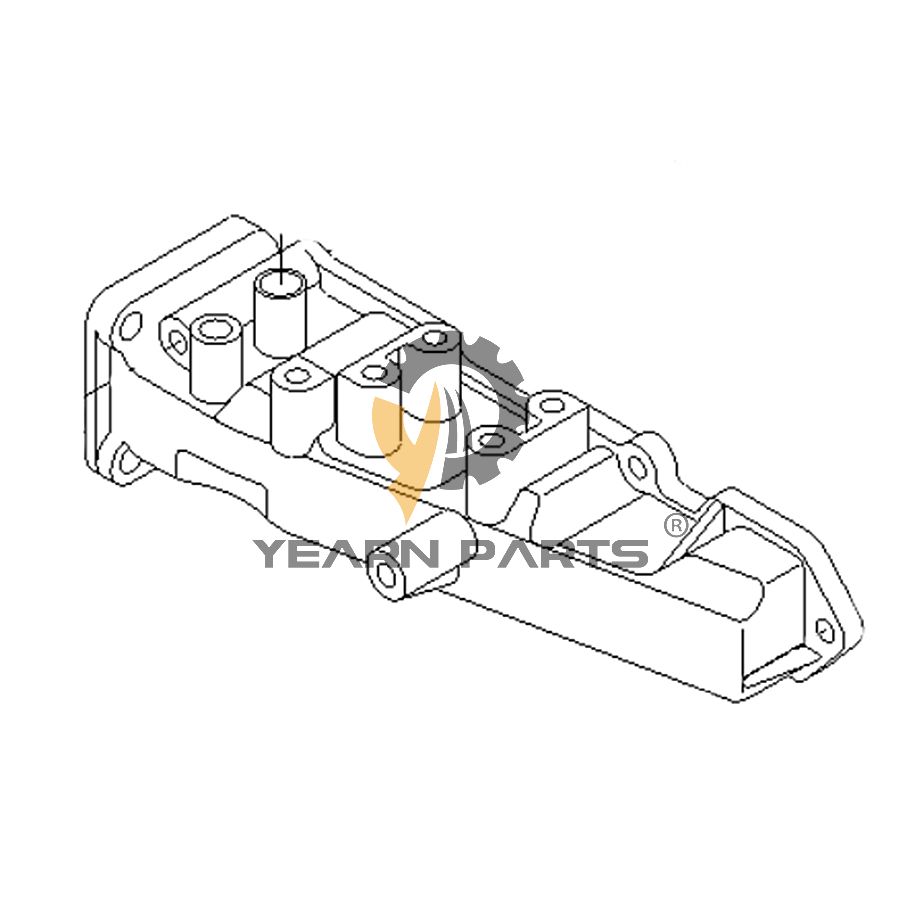Intake Manifold XJAU-00711 for Hyundai Excavator R35Z-7 R35Z-7A R35Z-9