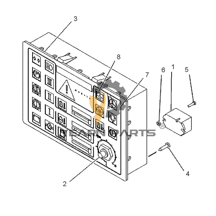 Monitor Controler 131-5196 1315196 for Caterpillar Excavator M318 M312 M315