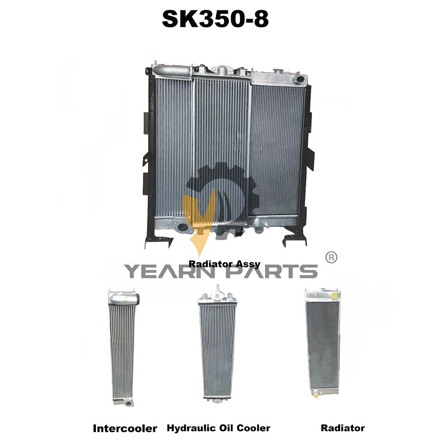 Radiator Assy LC05P00043F1 LC05P00043F5 for Kobelco Excavator SK350-8