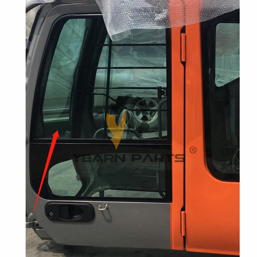 Upper Front Fixture Door Glass 4602564 for Hitachi Excavator IZX200 ZX110  ZX120 ZX160 ZX200 ZX225USR ZX230 ZX270 ZX330 ZX330-3G