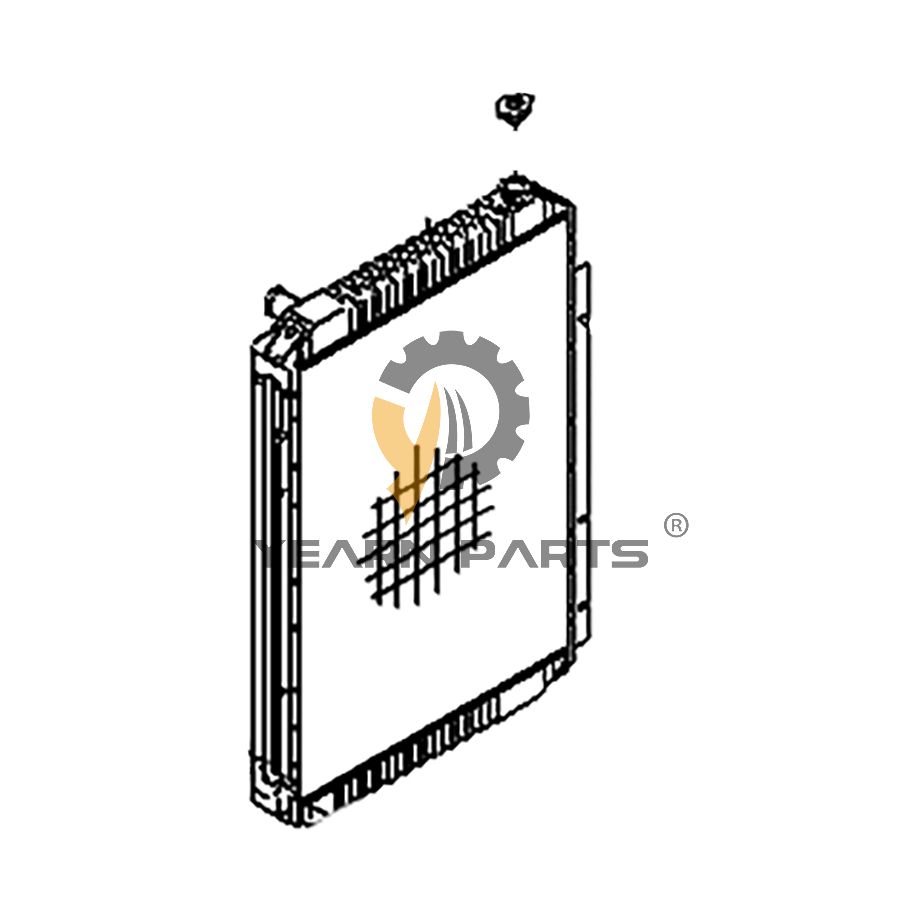 Water Tank Radiator 20Y-03-21910 for Komatsu PC200-6S PC200LC-6S PC270LC-6LE PC290LC-6K PC290NLC-6K Excavator