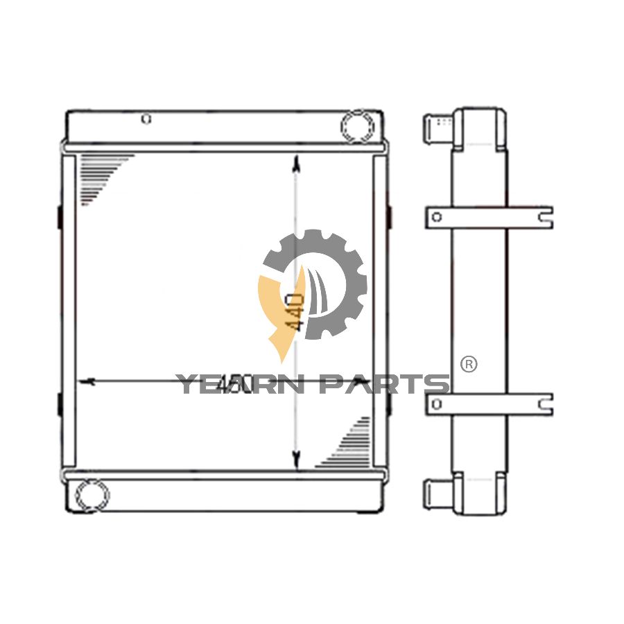 Water Tank Radiator 92300400 for JCB Excavator 415 425 .425 Dozer .420 Dozer 406; .410 Dozer 420 410 412 408 Farm Master