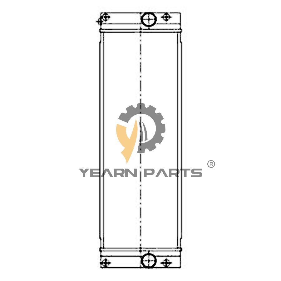 Water Tank Radiator Core VOE14636992 for Volvo Excavator EC250D