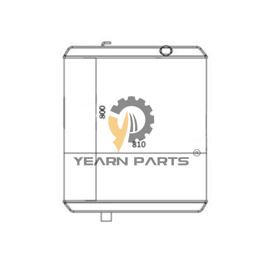 Water Tank Radiator VOE4771321 VOE4775026 for Volvo Wheel Loader 4500