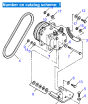 Air Conditioning Compressor VOE11007314 for Volvo Wheel Loader L120B L150 L180 L50B L70B L90B