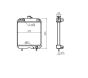 Water Tank Radiator Core ASS'Y 4313328 for Hitachi Excavator EX20UR EX20UR-2 EX30UR EX30UR-2
