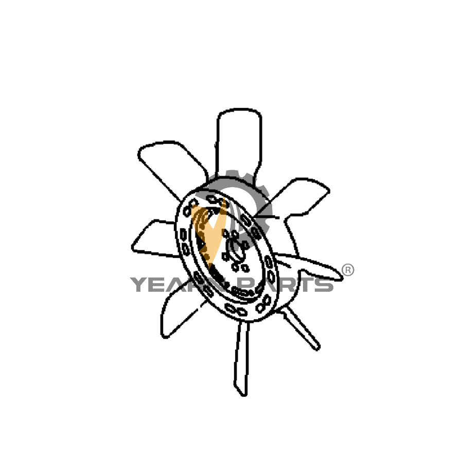 Cooling Fan Spider 1136602341 for Hitachi Wheel Loader LX100