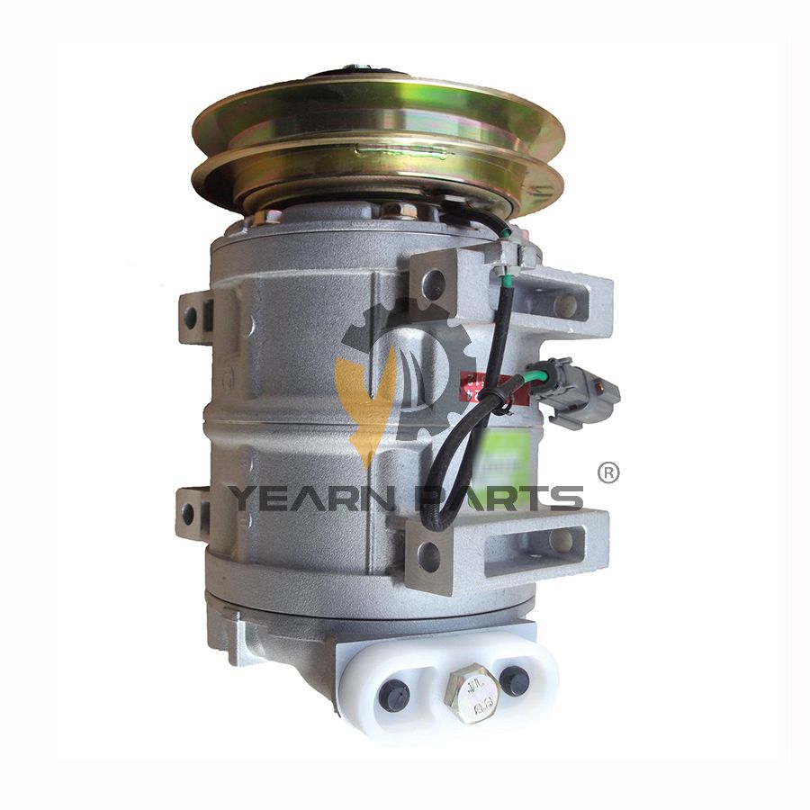 A/C Compressor 4405135 for Hitachi Excavator EX100-5 EX120-5 EX120SS-5 EX125WD-5 EX130H-5 EX135USR EX150LC-5 EX200-5 EX210H-5 ZX125W