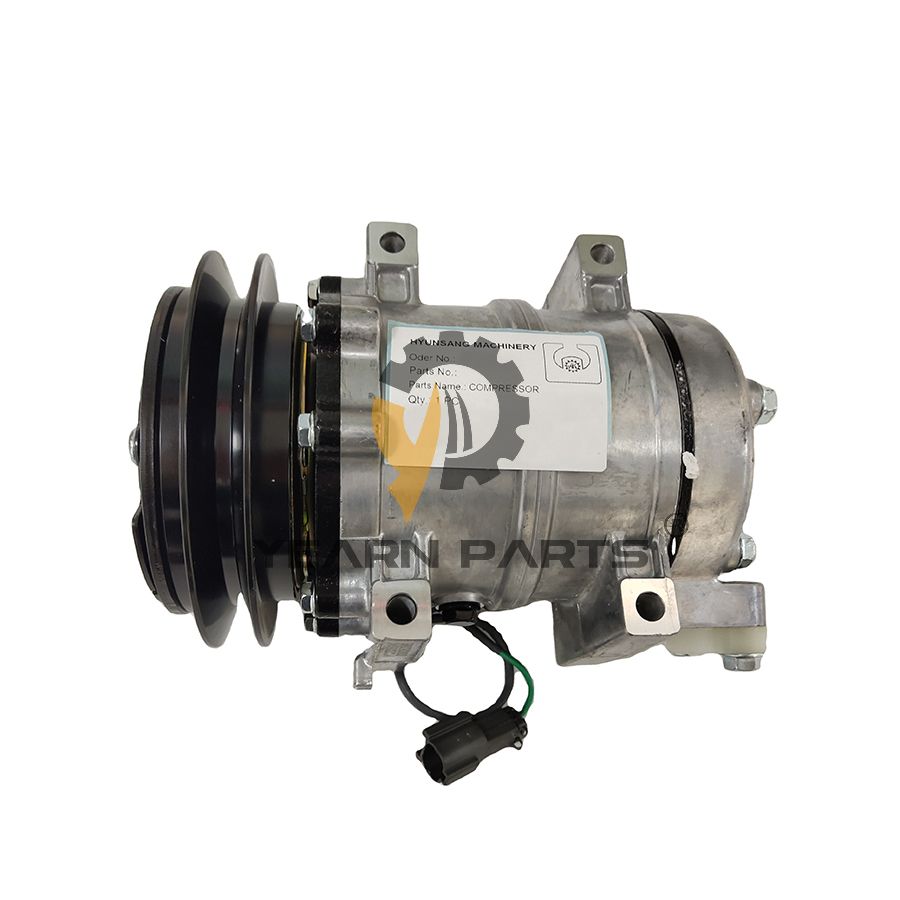 AC Compressor 4413062 for Hitachi Excavator EX55UR-3 ZX40U ZX50U ZX50UNA ZX55UR