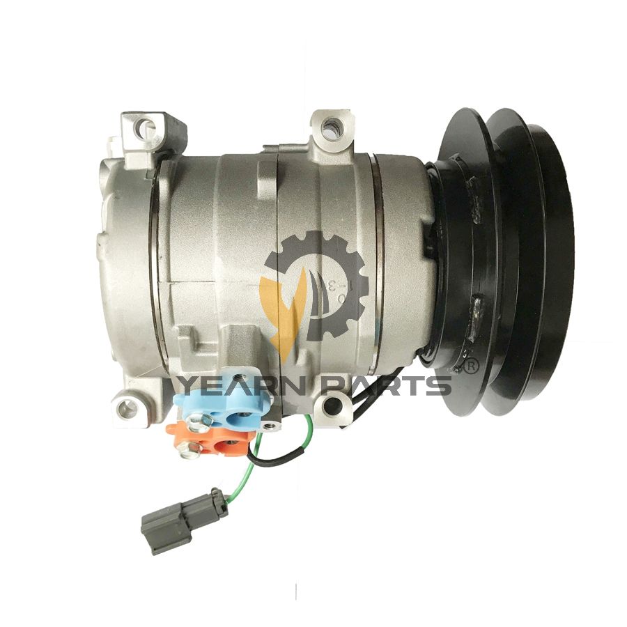 Air Conditioning Compressor 4431081 for Hitachi Excavator ZX110 ZX120 ZX160 ZX185USR