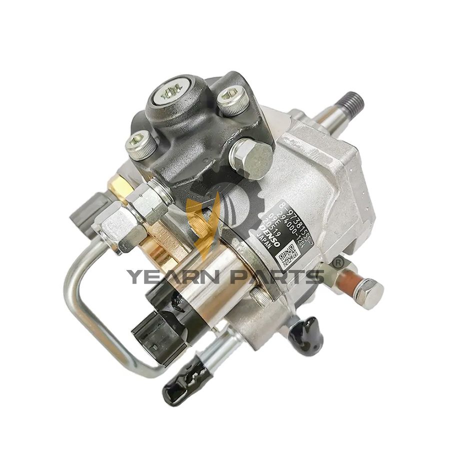 Fuel Injection Pump 8973815555 Hitachi ZX110-3 ZX180LC-3 ZX160LC-3 ZX145W-3 ZX140W-3 ZX120-3 Excavator with Isuzu 4JJ1 Engine