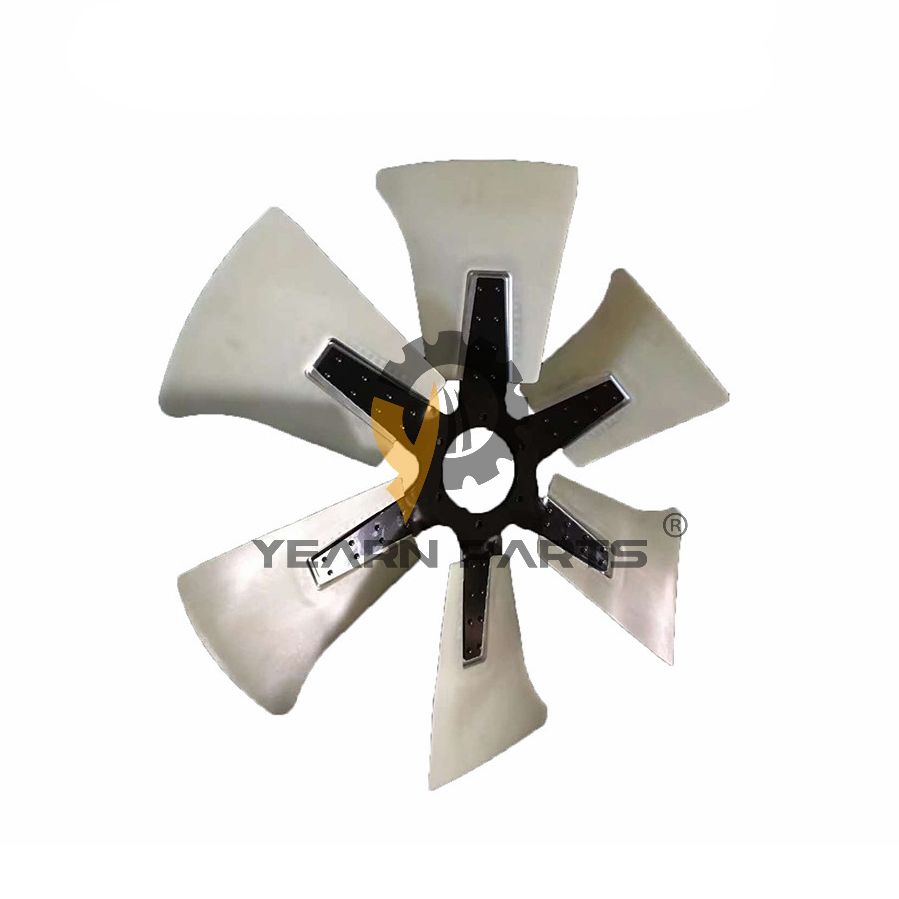 Cooling Fan Blade 8980429080 for Hitachi Excavator ZX1800K-3 ZX450-3 ZX470-5B ZX470R-3 ZX480LCK-3 ZX500LC-3 ZX520LCH-3 ZX650LC-3 ZX670LC-5B ZX850-3 ZX870-5B ZX870H-3
