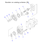 Triple Hydraulic Pump 705-41-08070 7054108070 for Komatsu Excavator PC20-7 PC10-7 PC15-3