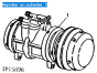 Air Conditioning Compressor SE501461 TY6744 for John Deere Skid Steer Loader 318D 319D 320D 323D