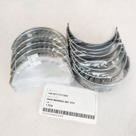 0.50MM Main Bearing 6204-28-8100 6204288100 for Komatsu Excavator PC118MR-8 PC200-6L PC210LC-6L Engine 3D95S-W-1A 4D95L-1AA 4D95LE-1A 4D95S SAA4D95LE-5