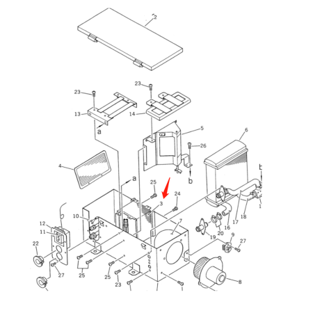 130 A/C Expansion Valve for Bobcat Excavator 130 