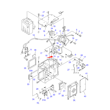 130 A/C Resistor for Bobcat Excavator 130