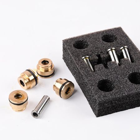 8pcs Pilot Valve Pushers 2436U1277S211 for New Holland Excavator E215 E215B E235BSR E235SR E235SRLC E27 E27B E27BSR E27SR E30 E30B E30BSR E30SR