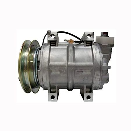 A/C Compressor 4361053 for Hitachi Excavator EX100-5 EX120-5 EX130H-5 EX135UR-5 EX135US-5 EX135USR EX140US-5 EX150LC-5 EX200-3 EX75UR-5 EX75URT-5 EX75US-5