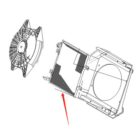 Condensador de aire acondicionado 11M8-90370 para excavadora Hyundai R55-7 R55-7A R55W-7 R55W-7A R60-7 (CHINA)