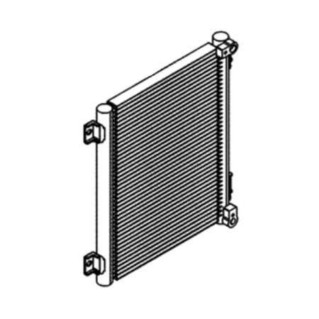Condenseur de climatisation PY20M01100P1 pour excavatrice Kobelco SK55SRX