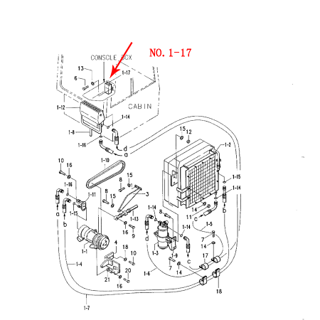 AC Contorler Switch11M5-00931 for Hyundai Excavator R500W R55-3 R55W-3