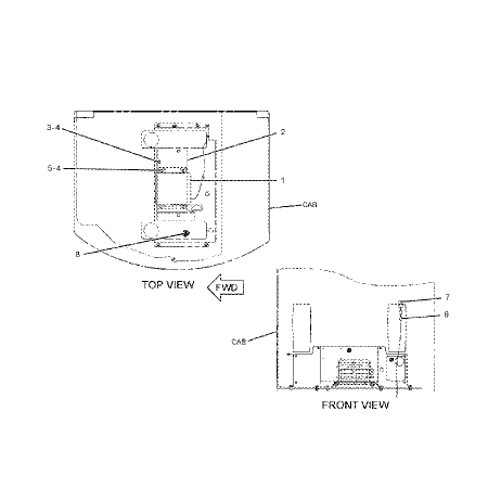 A/C Core Heater 214-3990 2143990 2605264 for Caterpillar Excavator CAT 305.5 306