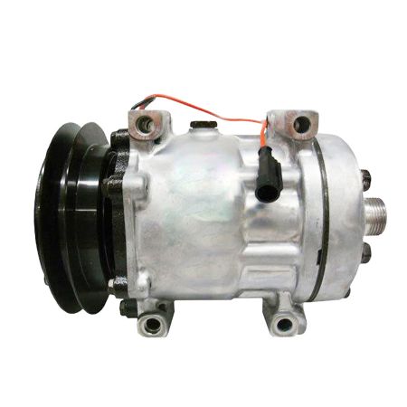Air Conditioning Compressor 84159489 for New Holland Backhoe Loader B95 B95LR B95TC B110 B115 LB75.B LB90.B LB110.B LB115.B U80B