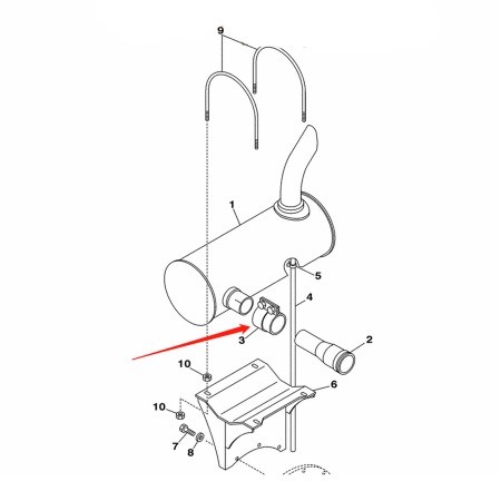 Buy Clamp Mounting Assy KRH1321 for Case Excavator CX210 CX210LR CX210N CX225SR CX240 CX240LR CX290 CX75C SR CX80C from YEARNPARTS online store