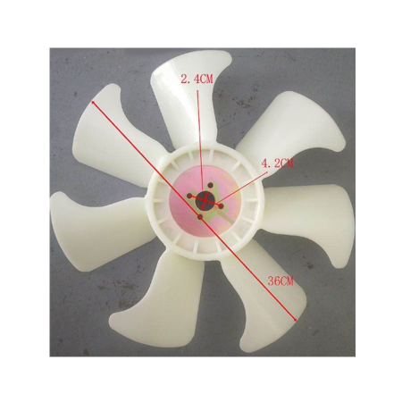 Cooling Fan Blade 15547-74112 1554774112 for Kubota Engine D1105
