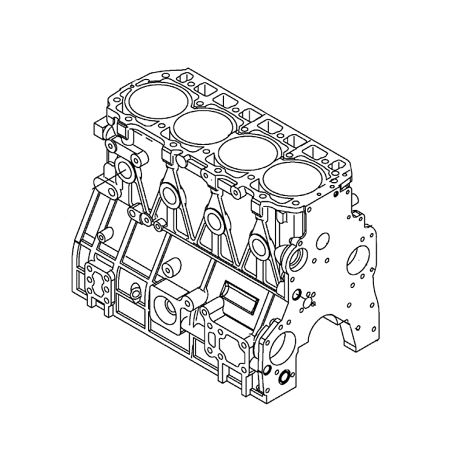 Conjunto de bloque de cilindros K9006174 para Doosan DX55 DX60R E60 E80 SOLAR 75-V