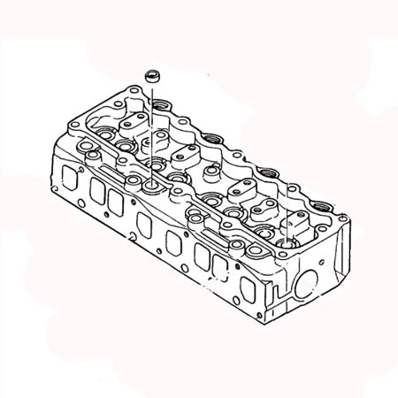 Zylinderkopf 65.03101-6058 65.03101-6058A für Doosan Daewoo Bagger SOLAR 50W-III