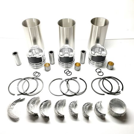 Engine Cylinder Set Four Matching for Caterpillar CAT Excavator 302.5C with Mitsubishi S3L2