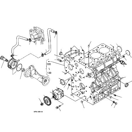 Масляный радиатор двигателя 1G922-37010 для экскаватора Kubota KX91-3S2 KX91-3S2CA с D1703-M-E3
