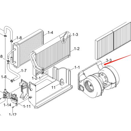 Moteur de ventilateur XKAN-00028 pour pelle Hyundai R55-9 R55-9A R55W-9 R55W-9A R60-9S R60CR-9 R60CR-9A R60W-9S R80CR-9 R80CR-9A