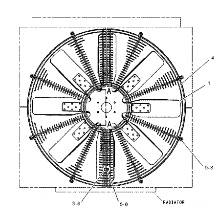 Fan Cooling Blade Spider 6I-0263 6I0263 for Caterpillar Excavator CAT 245B 245D 657E  Engine 3406