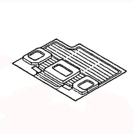 Tappetino 6643058 per escavatore Bobcat 130