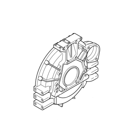 Flywheel Cover Assy 129981-01600 for Doosan Deawoo Excavator SOLAR 55-V PLUS SOLAR 55W-V SOLAR 55W-V PLUS SOLAR 75-V