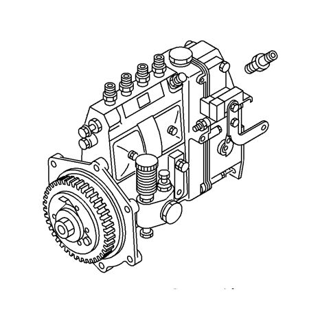 Fuel Injection Pump 8943429344 Hitachi EX60UR Excavator with Isuzu 4JB1 Engine