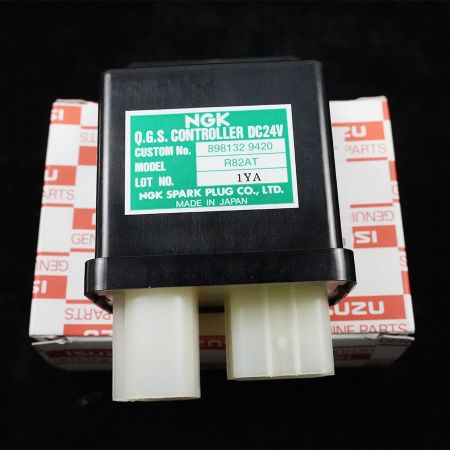 Glow Plug Timer 8-98132942-0 8981329420 for Hitachi Excavator ZX70-3 ZX75UR-3 ZX80LCK-3 ZX85US-3 ZX85USB-3M