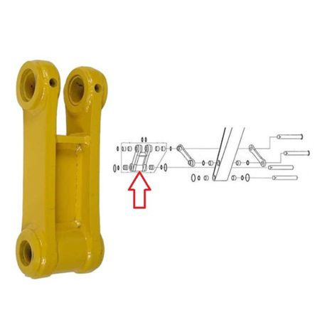 H-Link 8076541 for John Deere Excavator 180 210 2054 180GLC 190DW 190GW 200CLC 200DLC 210G 2154D 220DW 225CLC 225DLC 230GW 245GLC