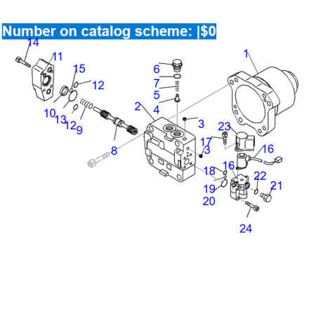 Hood Hydraulic Fan Motor Pump 708-7W-00210 for Komatsu Wheel Loader WA600-6 WA600-6R Dozer WD600-6