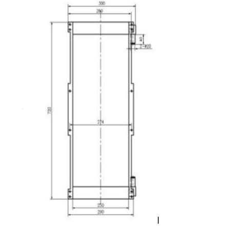 Hydraulic Oil Cooler 304-7847 3047847 for Caterpillar Backhoe Loader CAT 416E 422E 428E 430E 432E 434E 442E 444E