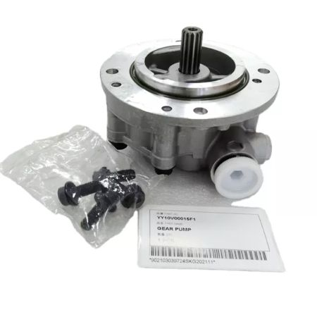 Hydraulic Gear Pump YY10V00015F1 for Kobelco ED150 140SR 140SR-3 SK135SRLC-2 SK140SRLC