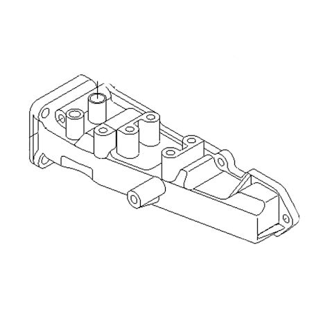 Intake Manifold XJAU-00711 for Hyundai Excavator R35Z-7 R35Z-7A R35Z-9