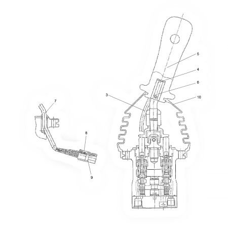 Joystick Valve XJDH-02803 LH XJDH-02804 RH for Hyundai R15-7 R22-7 R28-7 R35-7 R75-7 Excavator