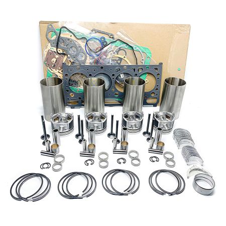 Kit de reconstrução de revisão do motor Kubota V2203M para carregadeira Hyundai HSL650-7