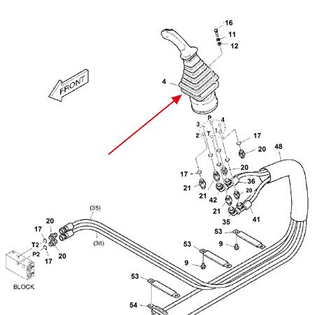 Valve de joystick LH 7276044 7006769 pour pelle Bobcat E60